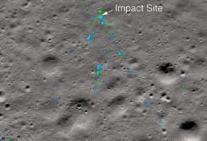 NASA discovers Chandrayaan-2 lander Vikram, released photo on the lunar surface